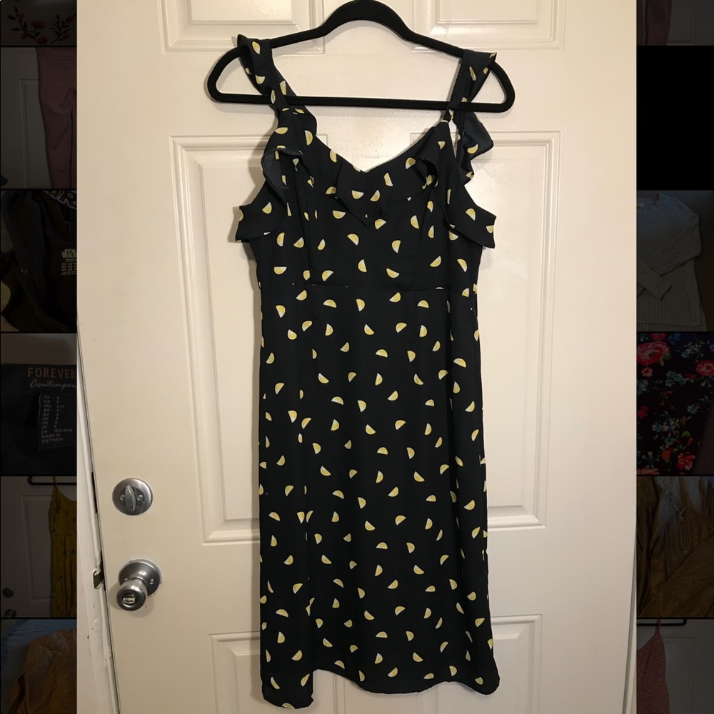 Lemon Print Dress